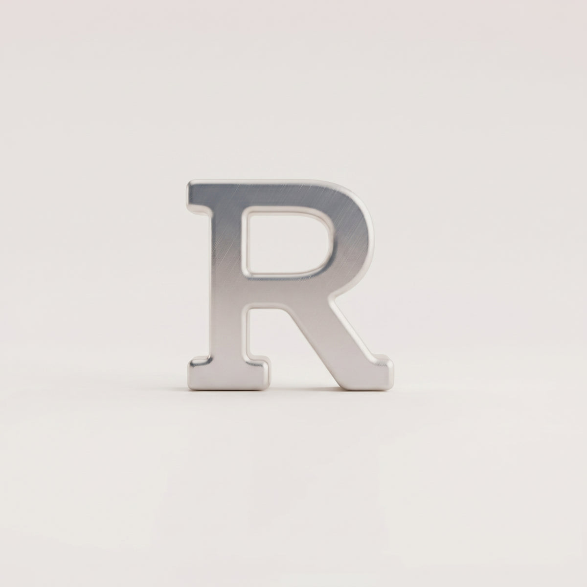 Charm - lettres ARGENT LISSES