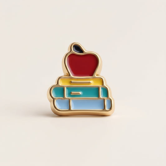 Charm - livres et pomme