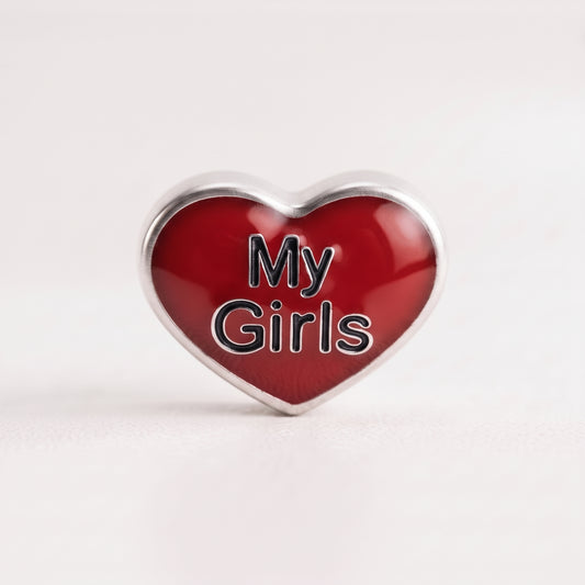 Charm - Coração "my girls"