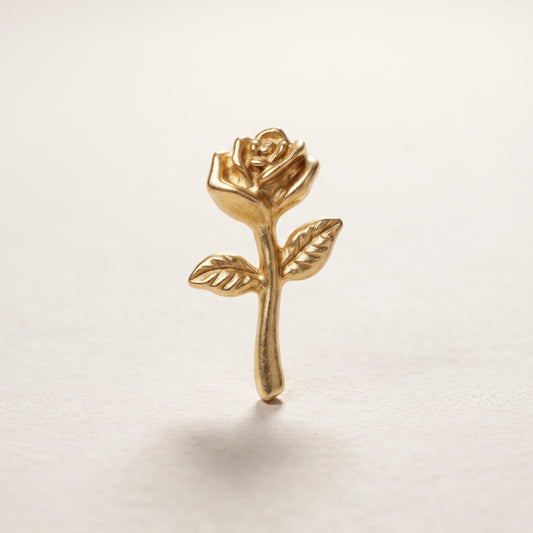 charm - rosa dourada
