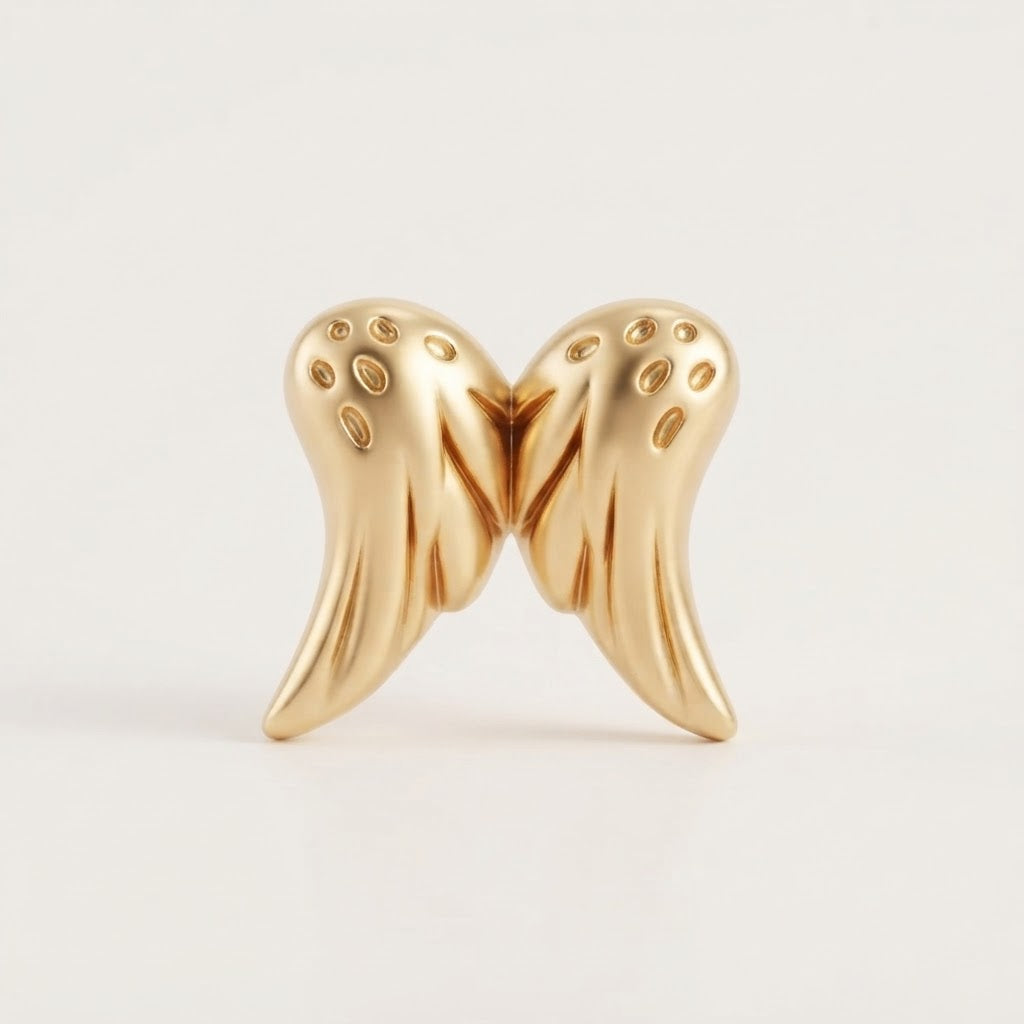 Charm - asas de anjo douradas
