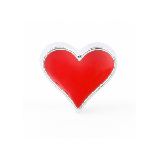 charm - coração vermelho