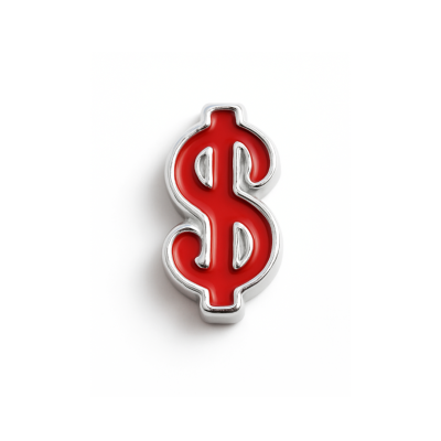 charm - dólar vermelho