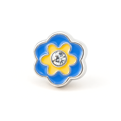 charm - flor azul