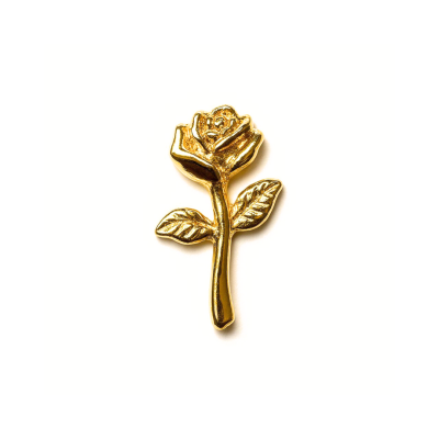 charm - rosa dourada