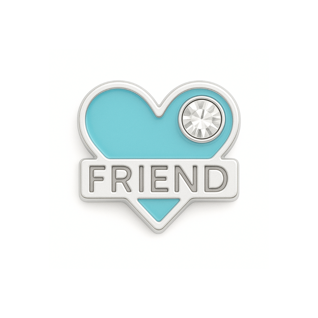 Charm Coração Friend