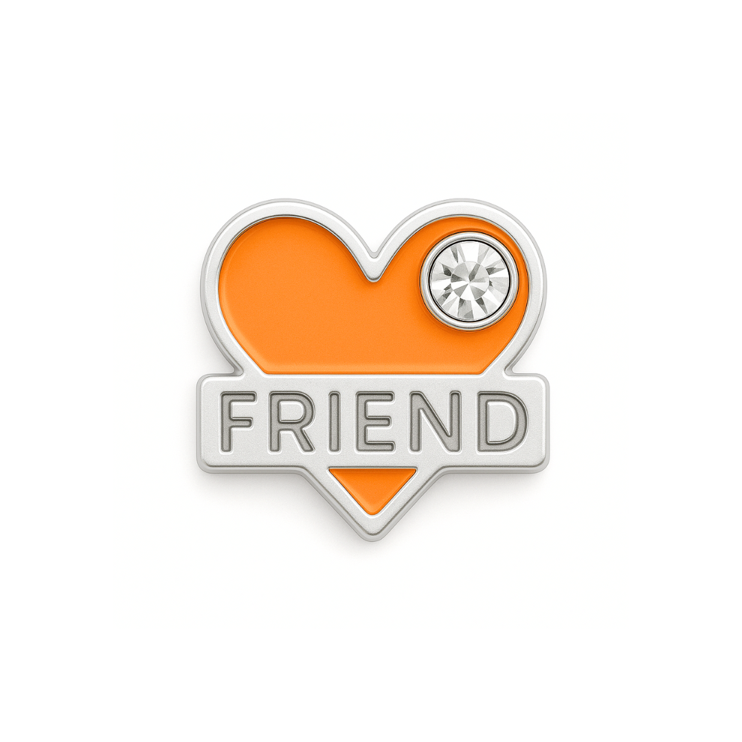 Charm Coração Friend