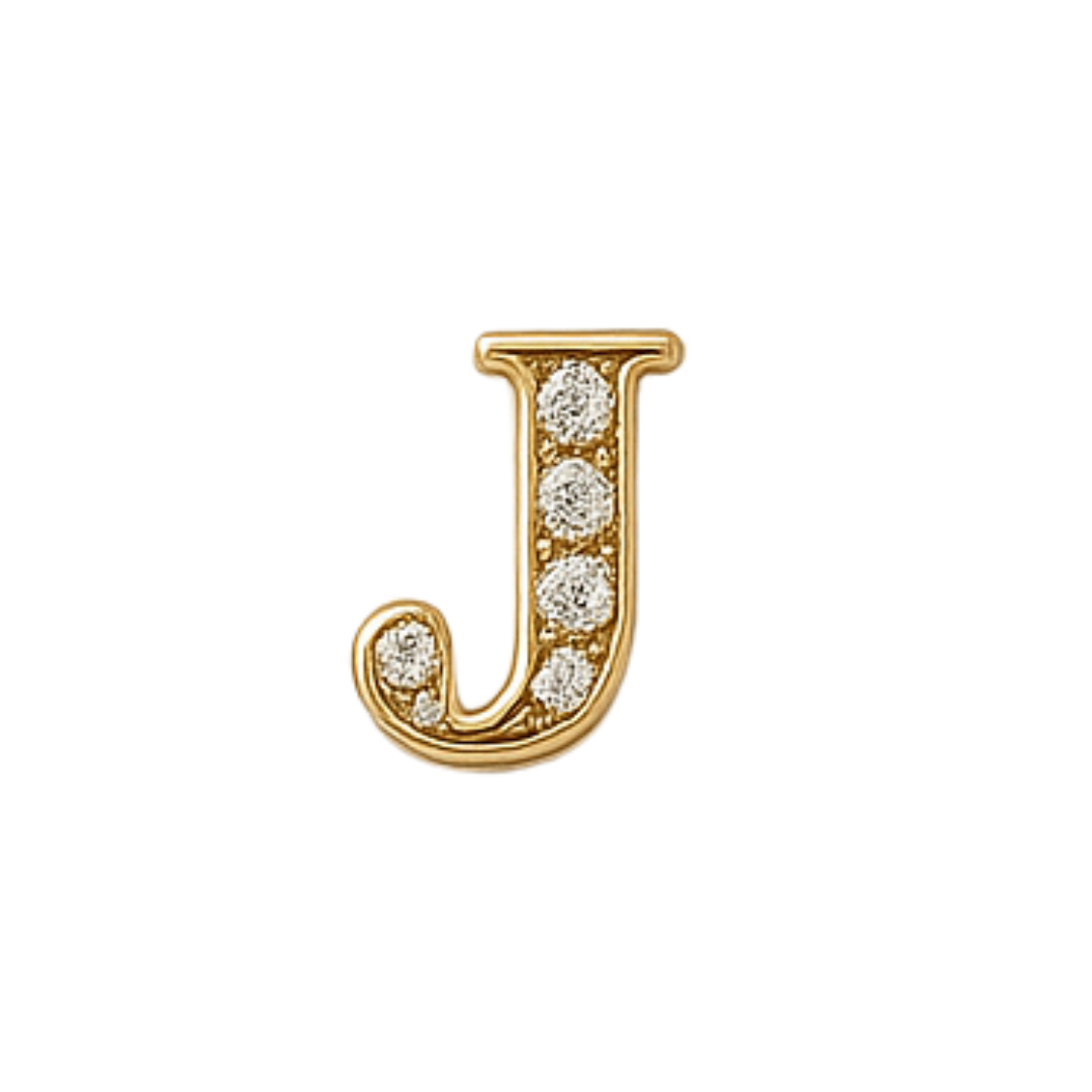 Charm - Letras Doradas c/brillo
